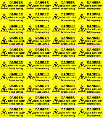 Safety warning stickers & labels