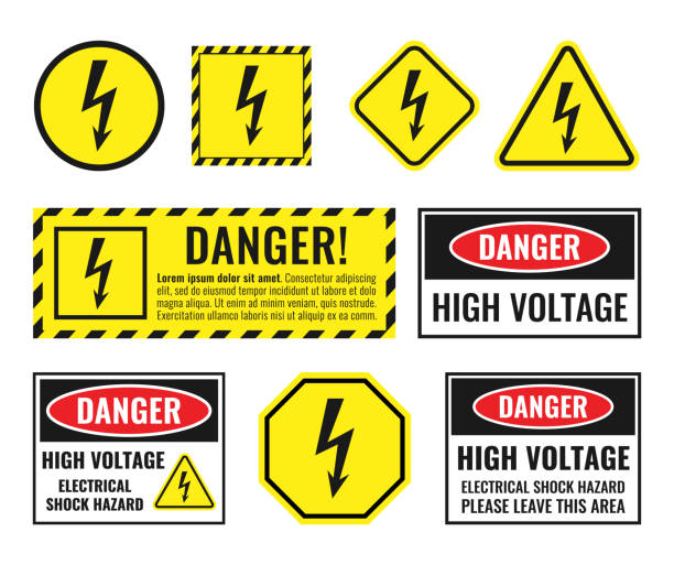 Safety warning stickers & labels